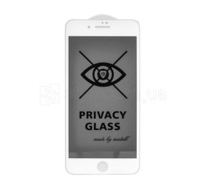 Захисне скло Privacy для Apple iPhone 7 Plus, 8 Plus white
