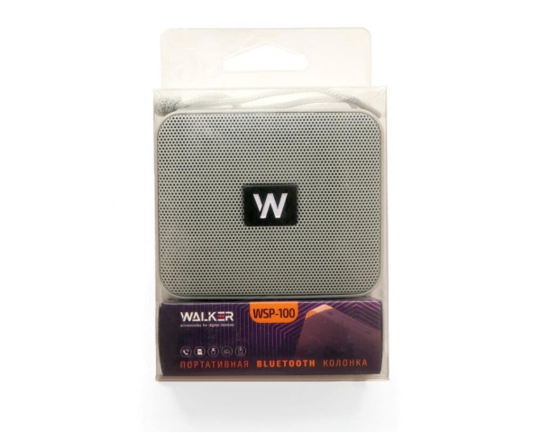 Портативна колонка WALKER WSP-100 grey