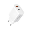 Сетевое зарядное устройство (адаптер) XO L116 PD_30W / QC_18W white
