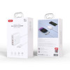 МЗП XO L133 адптер 75W GaN-Technology (3*USB-A+3*USB-C) зі шнуром 1.5м white