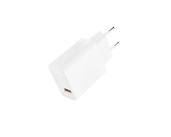 Сетевое зарядное устройство (адаптер) XO L159 1USB / QC3.0 / 18W + Data Cable USB to Micro white