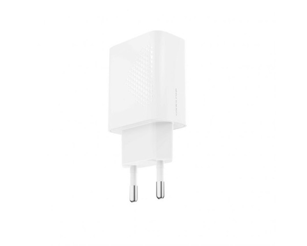 Сетевое зарядное устройство (адаптер) XO L160 PD_20W + Data Cable Type-C to Type-C white