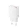 Сетевое зарядное устройство (адаптер) XO L161 PD_20W / QC3.0_18W white