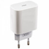 Сетевое зарядное устройство (адаптер) XO L77 PD / 3A / 20W white