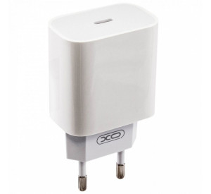 Сетевое зарядное устройство (адаптер) XO L77 PD / 3A / 20W white