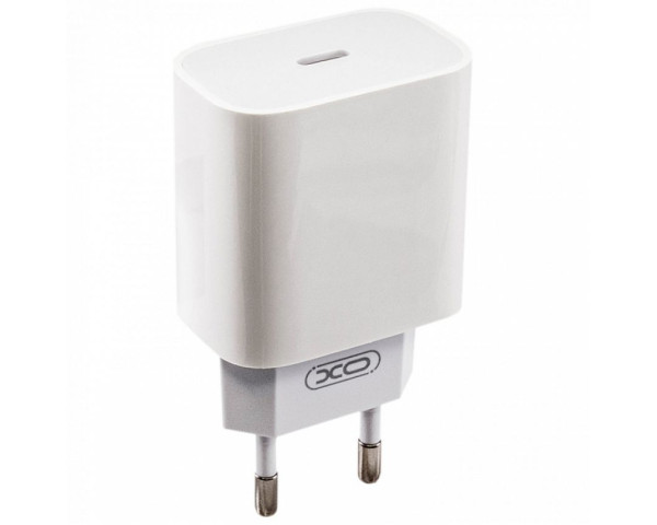 Сетевое зарядное устройство (адаптер) XO L77 PD / 3A / 20W white