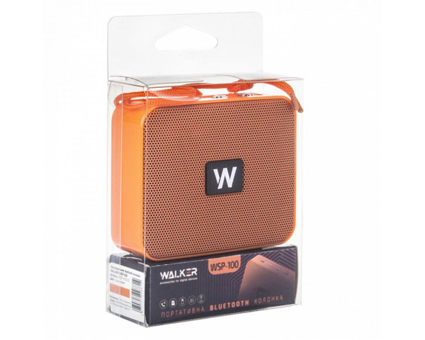 Портативна колонка WALKER WSP-100 orange