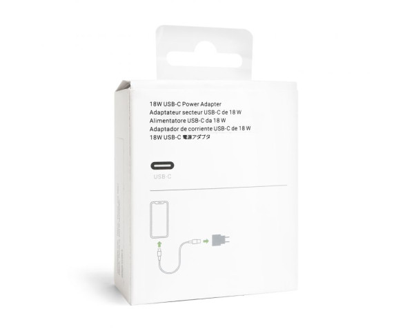 Сетевое зарядное устройство (адаптер) для Apple iРhone A1692 PD / 18W / 3100mAh white High Quality carton box