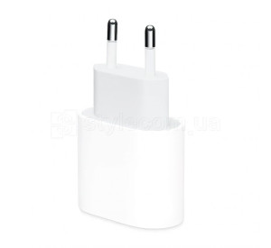Мережевий зарядний пристрій (адаптер) для Apple iРhone A2347 PD / 20W white High Quality carton box logo