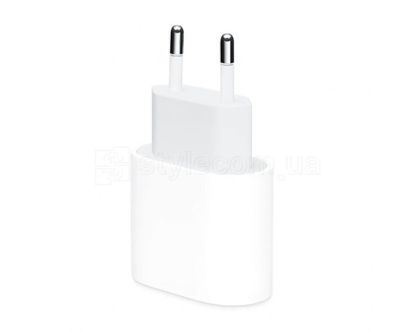 Сетевое зарядное устройство (адаптер) для Apple iРhone A2347 PD / 20W white High Quality carton box logo