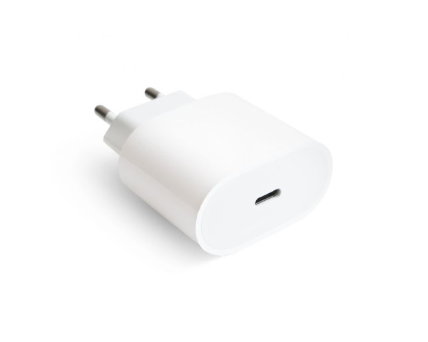 Сетевое зарядное устройство (адаптер) для Apple iРhone A2347 PD / 20W white High Quality carton box logo