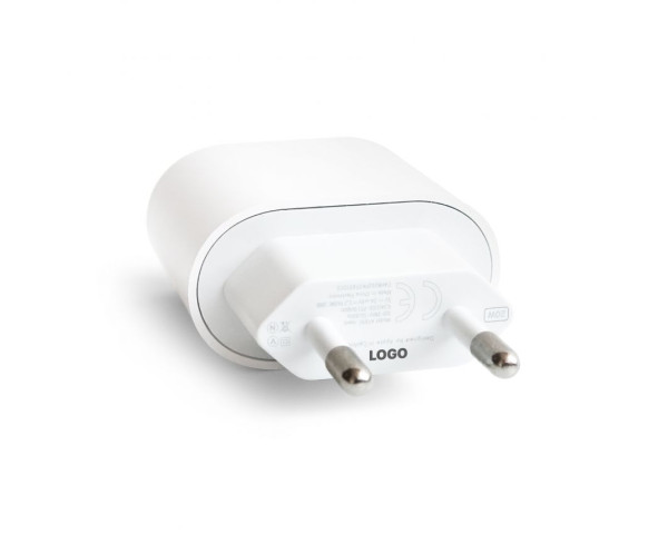 Сетевое зарядное устройство (адаптер) для Apple iРhone A2347 PD / 20W white High Quality carton box logo