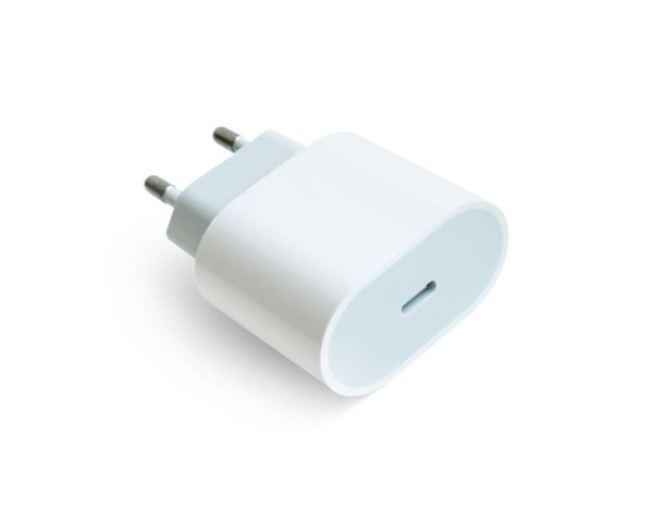 Сетевое зарядное устройство (адаптер) для Apple iРhone A2347 PD / 25W white High Quality carton box logo