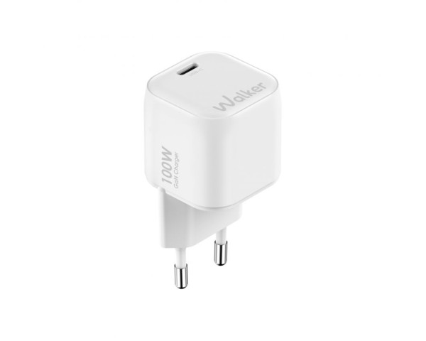 Сетевое зарядное устройство (адаптер) WALKER WH-83 100W GaN white