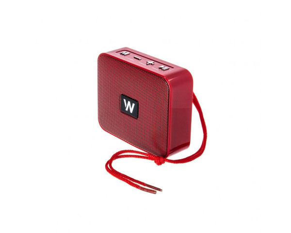 Портативная колонка WALKER WSP-100 red