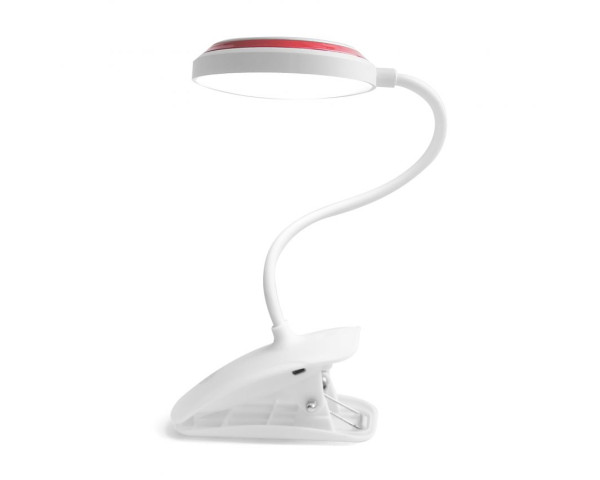 Настільна LED лампа T07 400mAh 6000K white/red