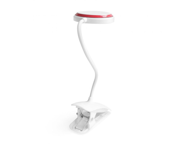 Настільна LED лампа T07 400mAh 6000K white/red