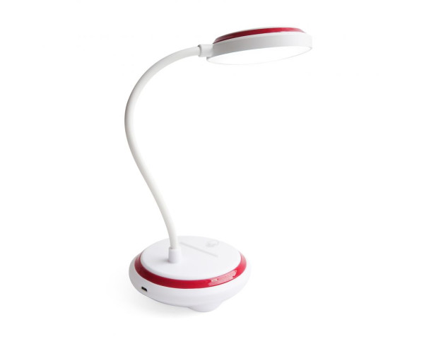 Настільна LED лампа T08 400mAh 6000K white/red