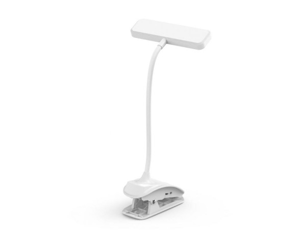 Настільна лампа-прищіпка XO OZ06 800 mAh white