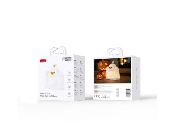 Ночник XO OZ15 1200mAh силиконовый ghost duck white