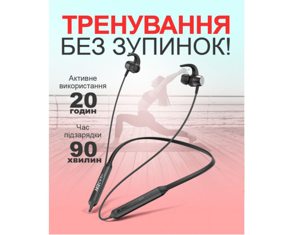Навушники Bluetooth WALKER WBT-27 black