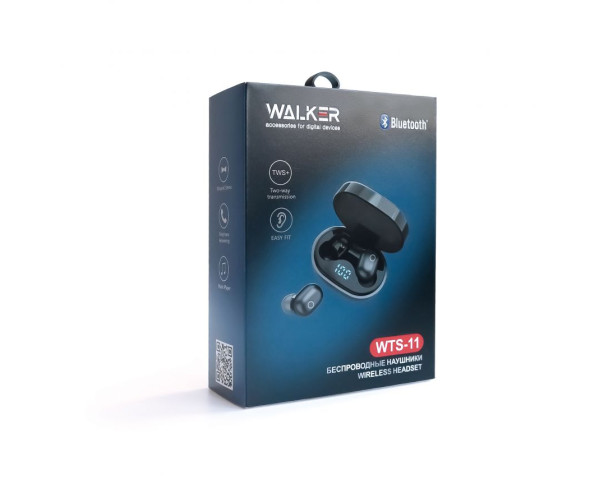 Наушники Bluetooth WALKER WTS-11 black