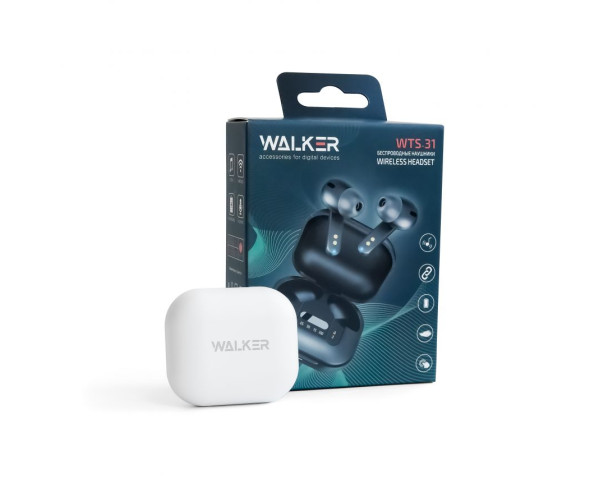 Наушники Bluetooth WALKER WTS-31 white