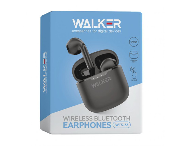 Навушники Bluetooth WALKER WTS-33 black