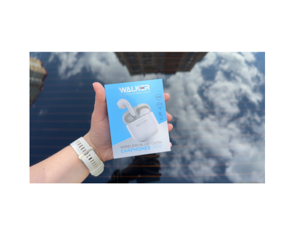 Навушники Bluetooth WALKER WTS-33 white