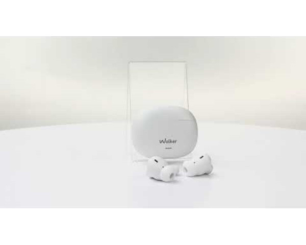 Навушники Bluetooth WALKER WTS-67 ANC+ENC white