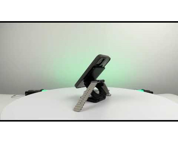Бездротовий зарядний пристрій 3в1 WALKER WH-57 15W black